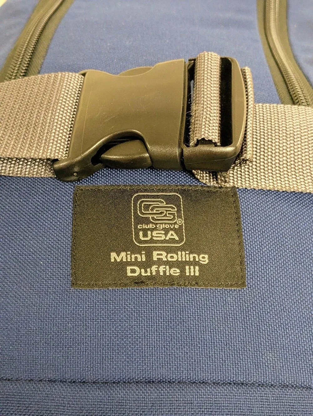 Club Glove Mini Rolling Duffle III Carry On Travel Bag Suitcase Blue 22